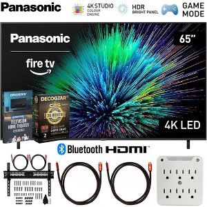 Panasonic 65-Inch LED 4K Ultra HD Smart Fire TV with 26 Months Protection Bundle - 1 of 4
