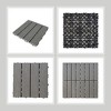 11 Pieces of 11.7" x 11.7" Square Plastic Wood Deck Tiles for Outdoor Terrace Flooring, Burlywood Color - 3 of 4