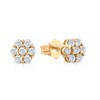 Pompeii3 3/8 Ct. Diamond Earrings Womens Studs 10k Yellow Gold - 2 of 4
