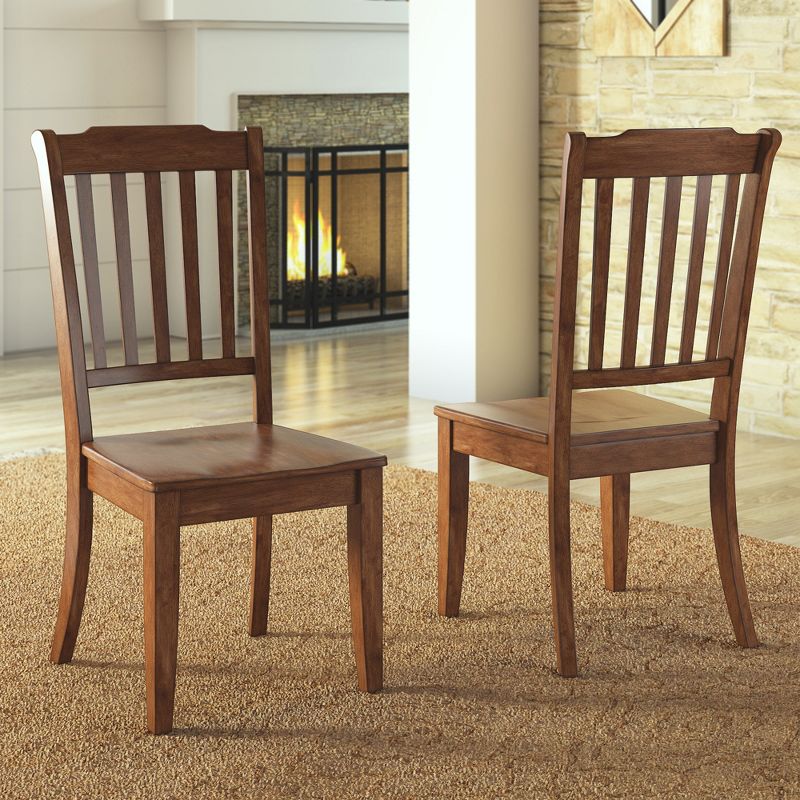 South Hill Slat Back Dining Chair 2 in Set - Inspire Q&#174;, 3 of 11