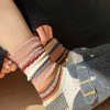 Anna-Kaci Women's 3-Pack Retro Cotton Crew Socks Soft Breathable Mid Calf Warm Everyday Wear - 4 of 4