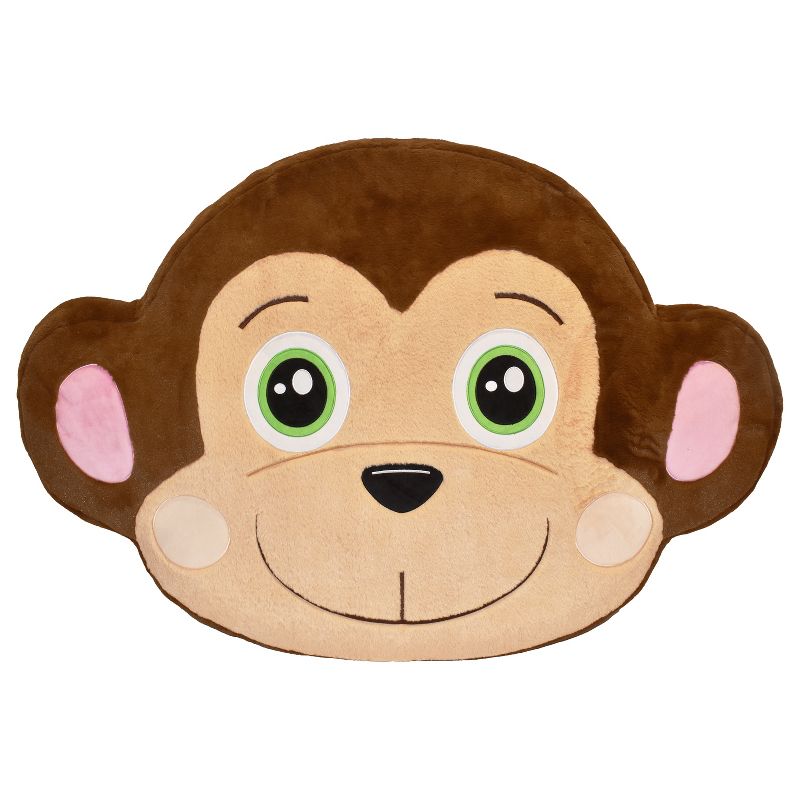 Comfy Monkey Jumbo Plush Inflatable Fluffy Floor Cushion, 1 of 7