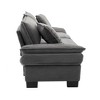 JUJABU 84'' Corduroy Sleeper Loveseat Sofa with Pillows and Comfy Upholstered for Bedroom, Living Room & More - 4 of 4