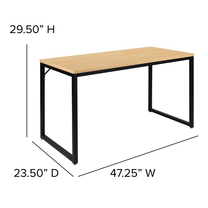 Flash Furniture Tiverton Industrial Modern Desk - Commercial Grade Office Computer Desk and Home Office Desk - 47" Long, 5 of 11