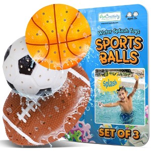 ArtCreativity Water Sports Balls Splash Toys (Set of 3) - 1 of 4