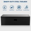 GustoWave 30/36/48in W Metal Truck Tool Box, Heavy Duty Truck Bed Toolboxes with Lock & Keys, Tool Chest Storage Organizer - 3 of 4