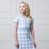 Hope & Henry Girls' Organic Short Sleeve Button Front Sweater Dress, Toddler - 3 of 4