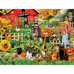 Sunsout Halloween Harvest 300 pc  Halloween Jigsaw Puzzle 35272 - 1 of 4
