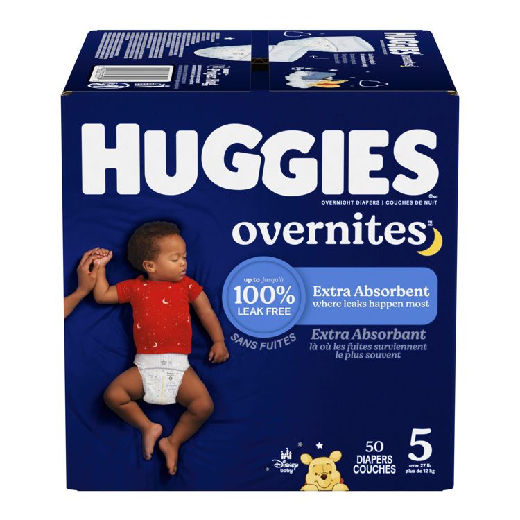 Huggies Overnites Nighttime Baby Diapers – (Select Size and Count), 2 of 12
