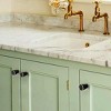 attop 8Pcs 0.79"x0.98" Solid Brass Dresser Drawer Knobs and Pulls Black Cabinet Pulls Furniture - 4 of 4