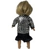 Doll Clothes Superstore Striking Handmade Outfit with Silver Accents for 18" Girl Dolls - 4 of 4