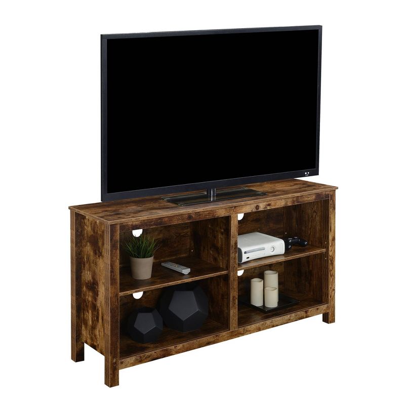 Montana Highboy TV Stand for TVs up to 65&#34;with Shelves Barnwood - Breighton Home, 3 of 5