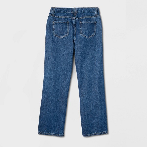 Jeans de tiro medio de pierna recta para niñas - Cat & Jack™ 3