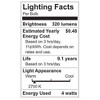 GE 2pk Medium Base 40W A15 LED Ceiling Fan Light Bulbs Soft White - 4 of 4