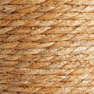 Juvale 3-Piece Natural Seagrass Woven Planter Set with Plastic Lining