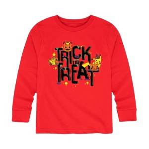 Boys' - Pokémon - Trick or Treat Long Sleeve Graphic T-Shirt - 1 of 4