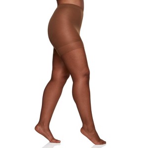 Berkshire Queen Ultra Sheer Control Top Pantyhose with Sandalfoot Toe - 4411 - 1 of 1
