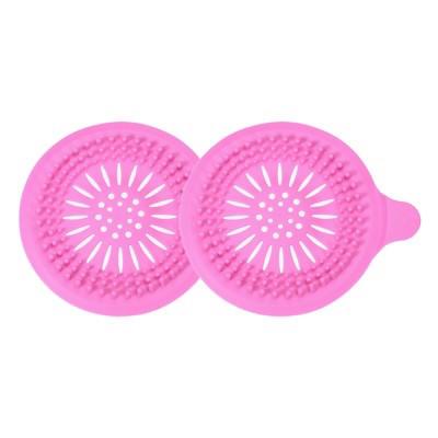 Unique Bargains Round Anti-Slip Bathroom with Suction Cups Drain Protector