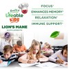 Lifeable - Lion’s Mane Gummies for Kids, Brain Support Supplement with Lion’s Mane Mushroom, Vegan, Kosher, Non-GMO Kids Mushroom Gummies, 60 Gummies - 3 of 4