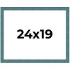 PosterPalooza | Simple Blue Picture Frame - UV Acrylic, Backing Board, Hanging Hardware Included - 2 of 4