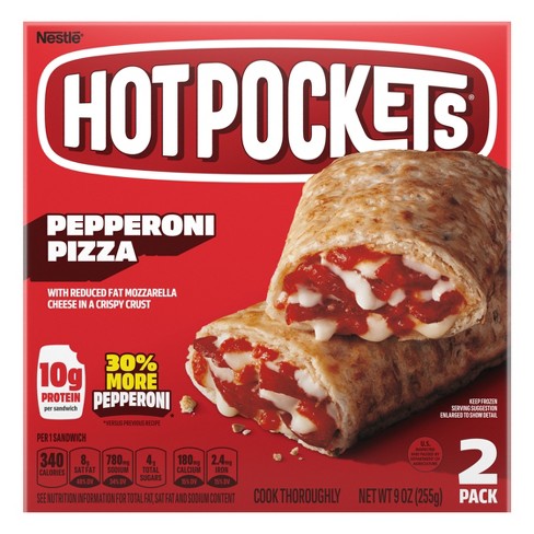 Hot Pockets Pepperoni Pizza Frozen Snacks with Crispy Crust - 9oz/2ct - image 1 of 4