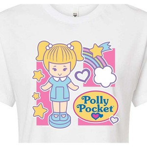 Women's - Polly Pocket - Retro Polly Pocket Doll Cropped Graphic T-Shirt - 1 of 4