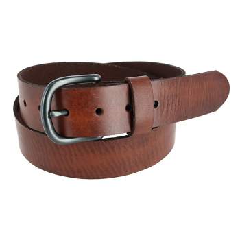 Wrangler Men's Vegetable Tanned Distressed Leather Belt