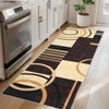 Washable Area Rug Modern Geometric Accent Rug, Non-Slip Contemporary Floor Mat - 2 of 4