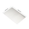 Unique Bargains Stainless Steel DIY Laser Printing Office Engraving Blank Card 10 Pcs - 2 of 4