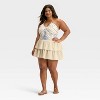Women's Embroidered Halter Top - Universal Thread™ Blue - 3 of 3
