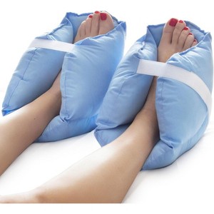 DMI Heel Cushion Protector Pillow to Relieve Pressure from Sores and Ulcers, Foot Pillow, FSA HSA Eligible, Adjustable in Size - 1 of 4
