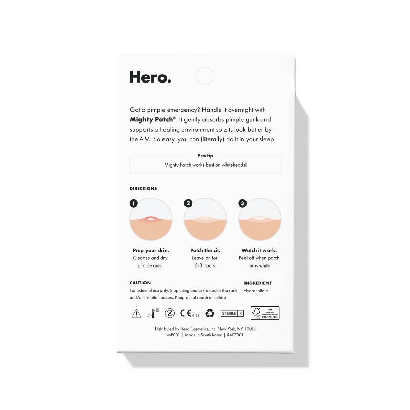 Hero Cosmetics Mighty Patch Original Acne Pimple Patches, 2 of 15