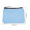 Unique Bargains Canvas Portable Home Change Coin Purse Pouch Bags with Zipper - 2 of 4
