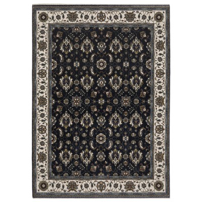 Oriental Weavers Vivian VI03A Blue/ Ivory Indoor Area Rug - 3'10" x 5'5"
