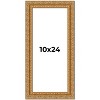 PosterPalooza | Panoramic Contemporary Gold Picture Frame - UV Acrylic, Foam Board Backing, Hanging Hardware - 2 of 4