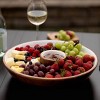 Jeanne Fitz Wood + White Collection 15" Acacia Wood Chip and Dip Serving Bowl - 3 of 3