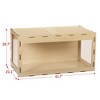 Sevobal Pet Crates and Houses Hamster Cage, Opening Top Small Animals House for Dwarf Hamster Guinea Pig Chinchilla, Beige, 31.5"*16.14"*15.75" - 4 of 4