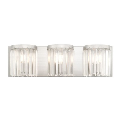 Livex Lighting Ashton 3 - Light Vanity in  Brushed Nickel