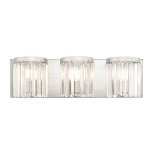 Livex Lighting Ashton 3 - Light Vanity in  Brushed Nickel - 1 of 1