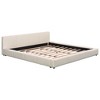 King Size Upholstered Platform Bed with Headboard for Bedroom - 4 of 4