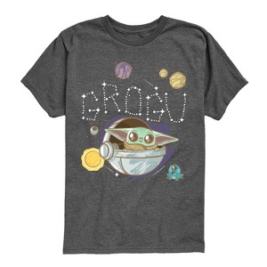 Boys' - The Mandalorian - Grogu Space Short Sleeve Graphic T-Shirt - 1 of 4