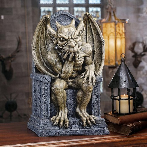 Design Toscano Hemlock's Gargoyle Throne Statue: Large : Target