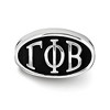 Black Bow Jewelry Sterling Silver Gamma Phi Beta Greek Life Bracelet Bead Charm - 2 of 3