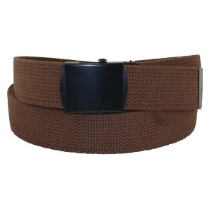 CTM Fabric Big & Tall Adjustable Belt with Black Buckle - 1 of 4