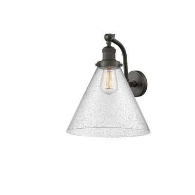 Cone - 1 Light Wall Sconce In Industrial Style-14 Inches Tall and 12 Inches Wide