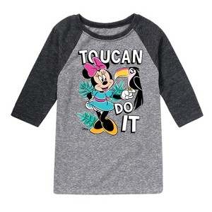 Boys' - Disney - Toucan Do It Raglan Graphic T-Shirt - 1 of 4