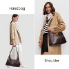 Slouchy Hobo Bags for Women, Shoulder Bag Everyday Purse Daily Commuting Bag - 2 of 4