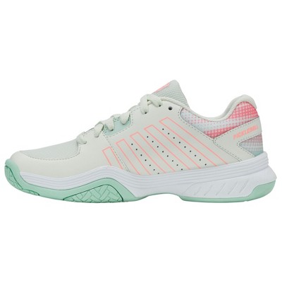 Обувь K-Swiss Women's Court Express Pickleball Shoe (Ice/White/Honeydew) (6) — фото 4