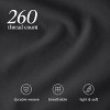 260 Thread Count Organic Cotton Percale Bed Sheet Set by Bare Home - 4 of 4