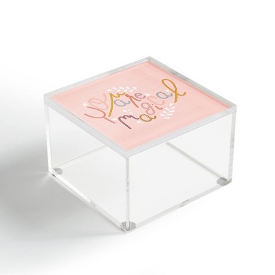 Hello Twiggs You Are So Magical 4" x 4" Acrylic Box - Deny Designs